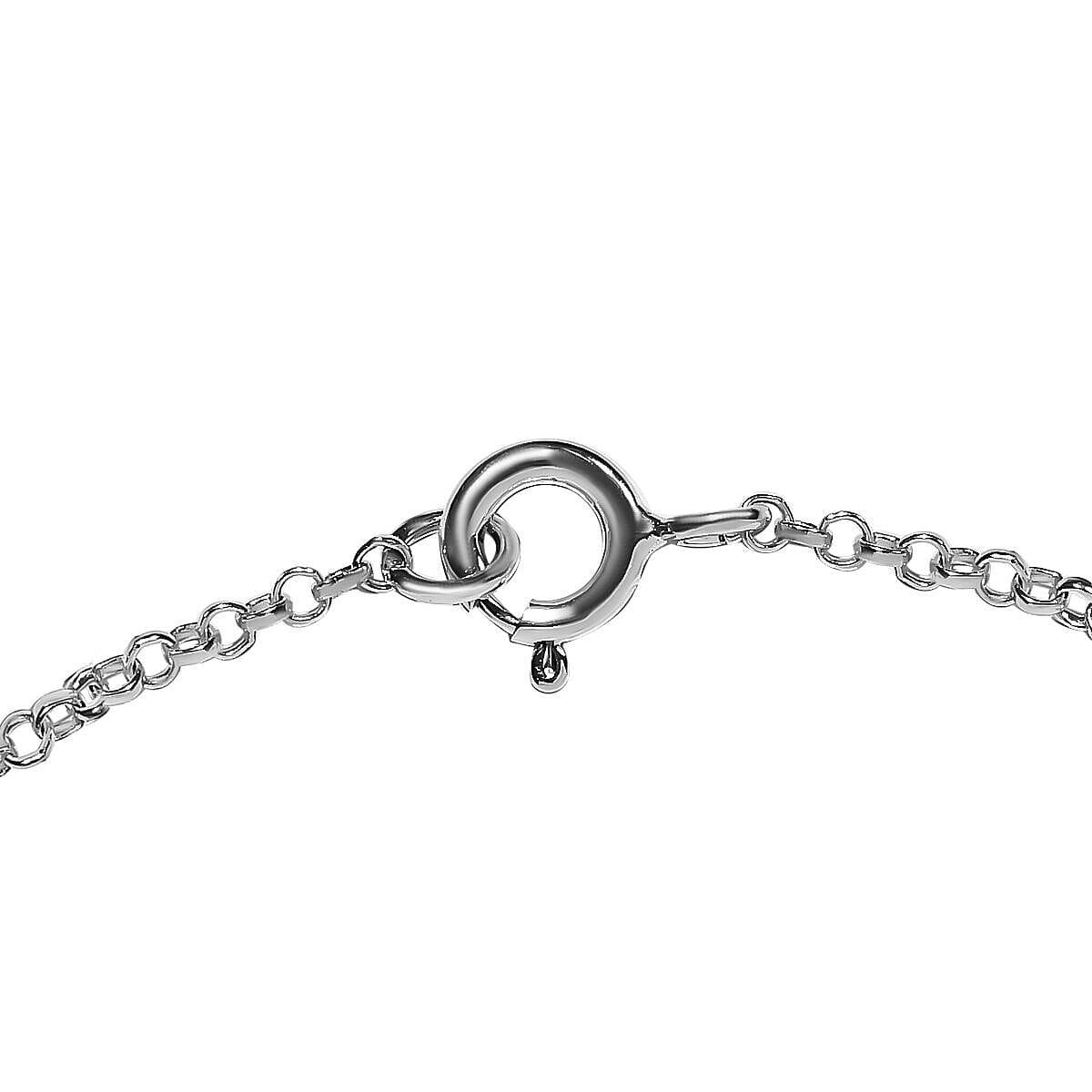 New York Close Out Deal - Sterling Silver Charms Bracelet (Size - 7.5) with Lobster Clasp 7469402 4