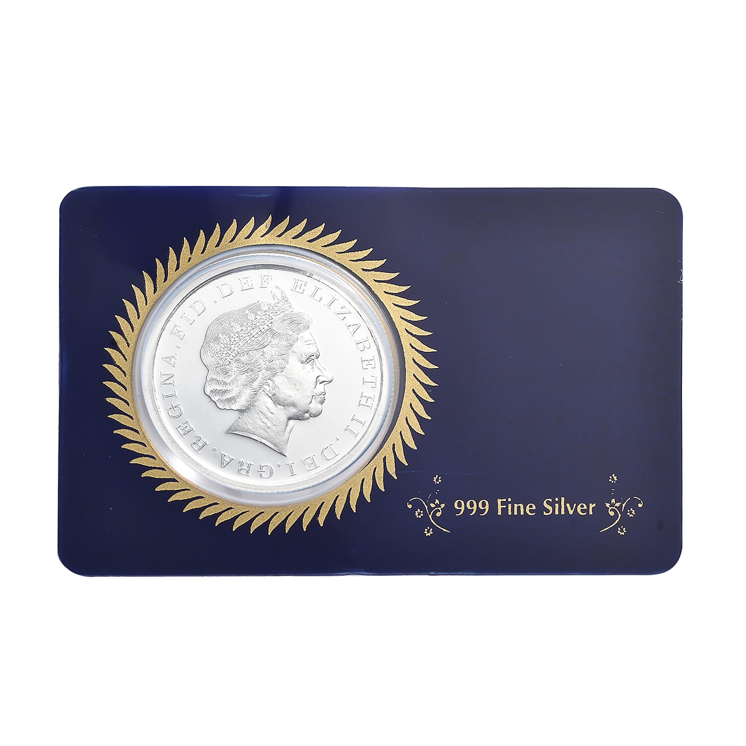 Legacy Collection - FINE 999 Silver Queen Head Edition Coin, Silver Wt.10.00 Gms. 8084023 0