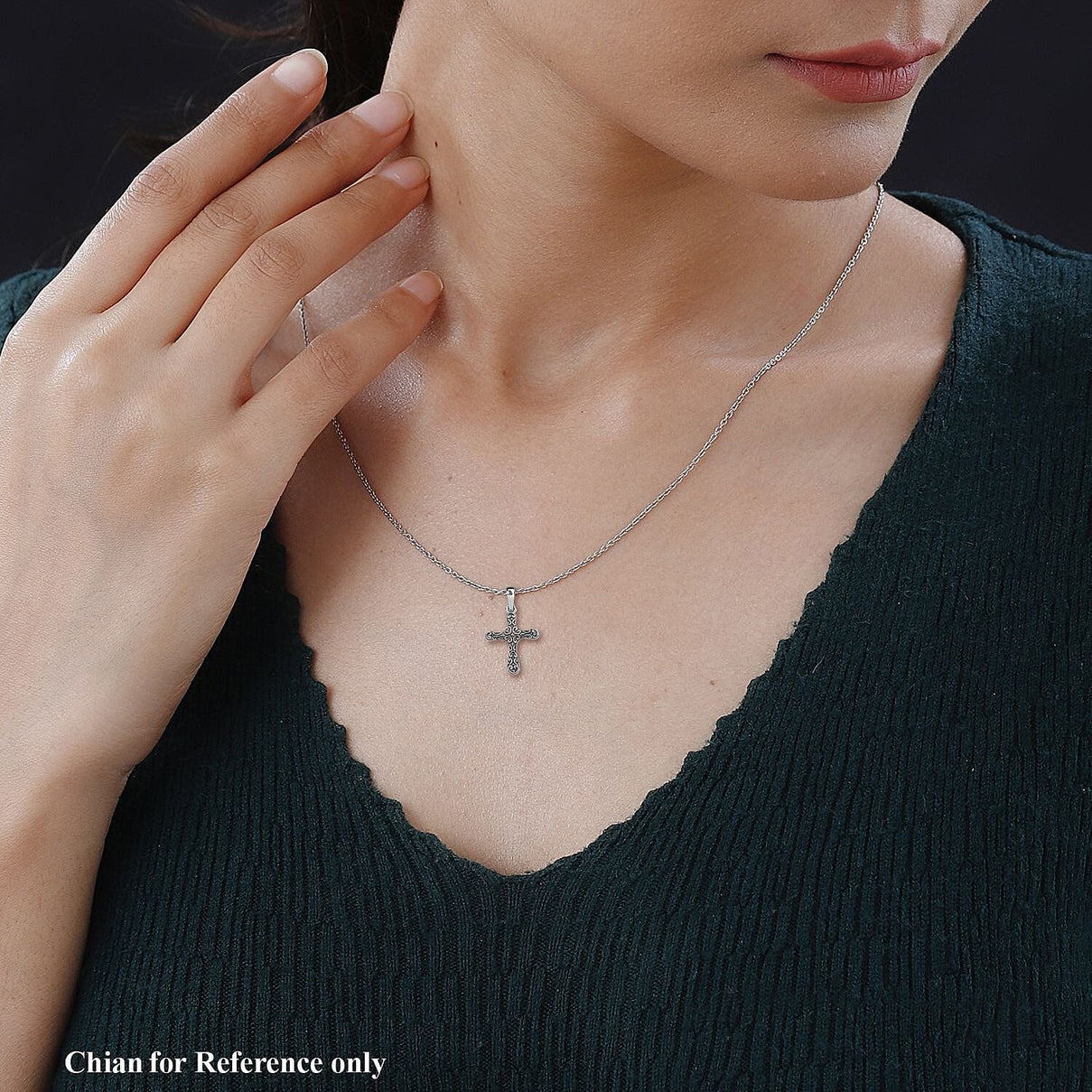 Royal Bali Collection - Sterling Silver Cross Pendant 7196541 2