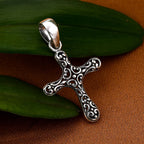 Royal Bali Collection - Sterling Silver Cross Pendant
