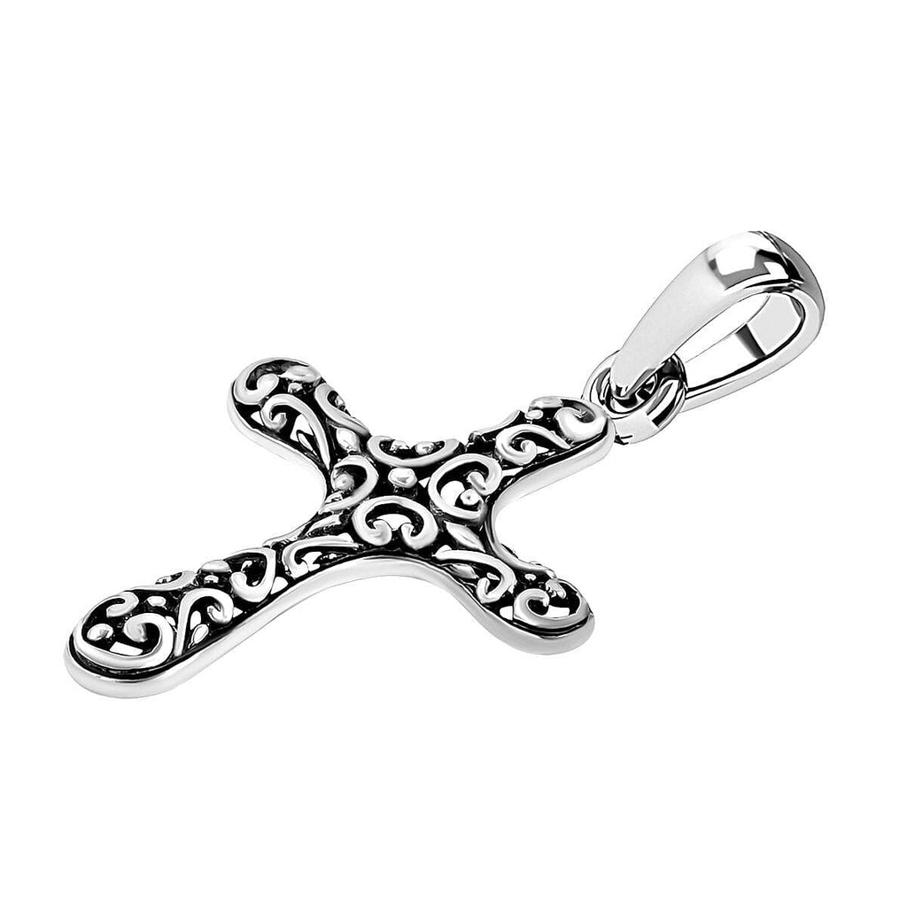 Royal Bali Collection - Sterling Silver Cross Pendant