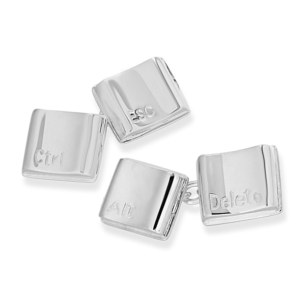Sterling Silver 13.5mm x 11.5mm Computer Keys Cufflinks 7315412 0