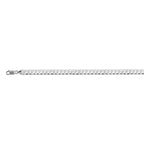 Mega Closeout - Sterling Silver Curb Bracelet (Size - 7.5)