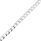 Mega Closeout - Sterling Silver Curb Bracelet (Size - 7.5)