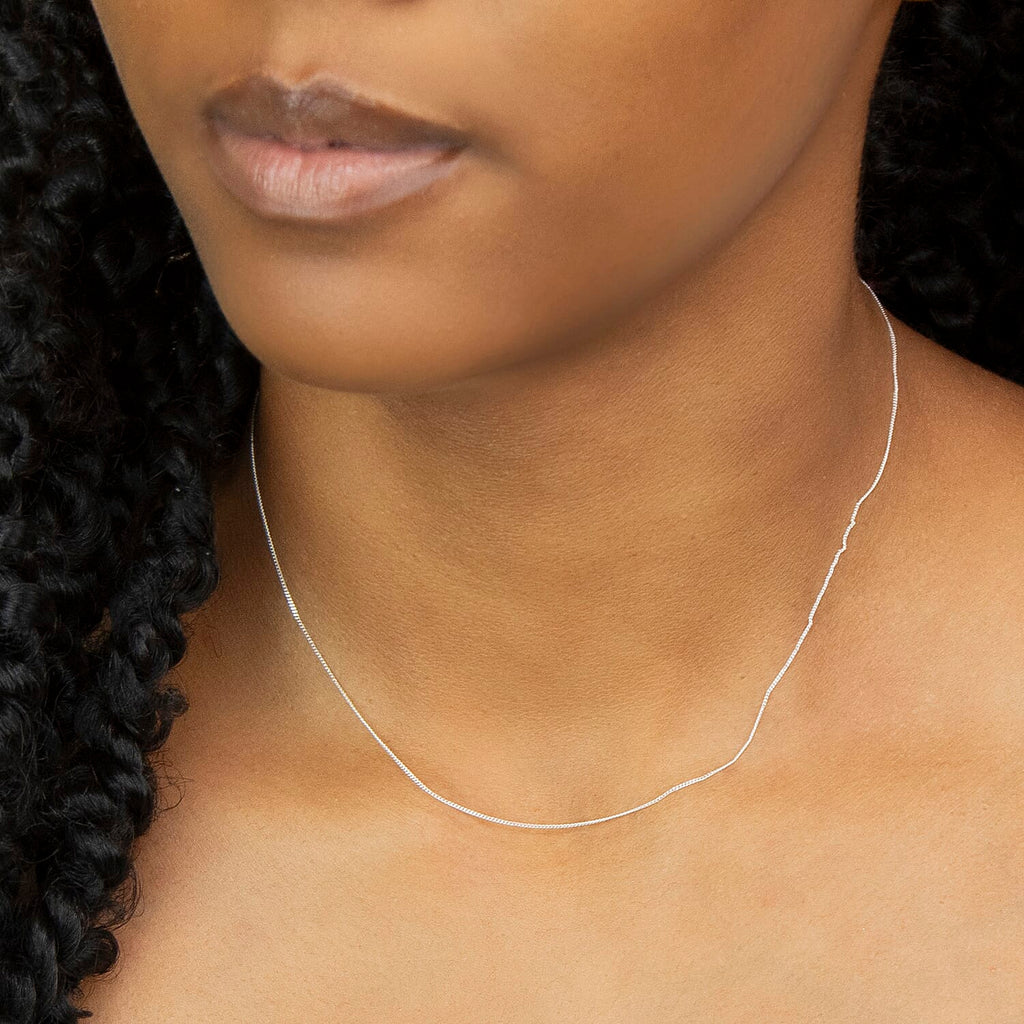 Sterling Silver Chain (Size - 16)