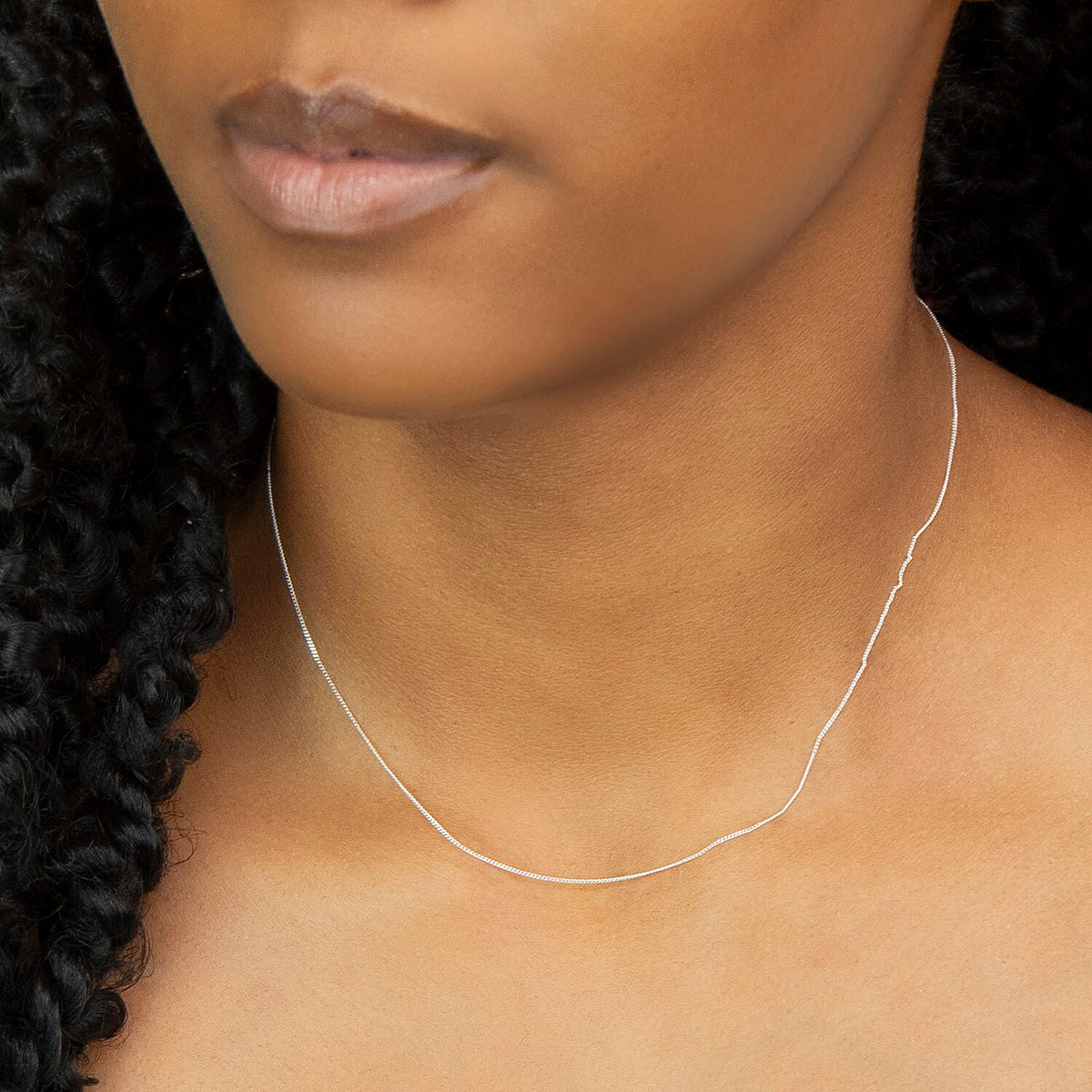 Sterling Silver Curb Chain 16 Inch 7606445 3