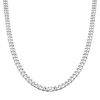 Hatton Garden Closeout -  Sterling Silver Curb Necklace (Size - 20), Silver Wt. 15.50 Gms