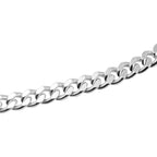 Hatton Garden Closeout -  Sterling Silver Curb Necklace (Size - 20), Silver Wt. 15.50 Gms