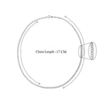 Hatton Garden Closeout -  Sterling Silver Curb Necklace (Size - 20), Silver Wt. 15.50 Gms