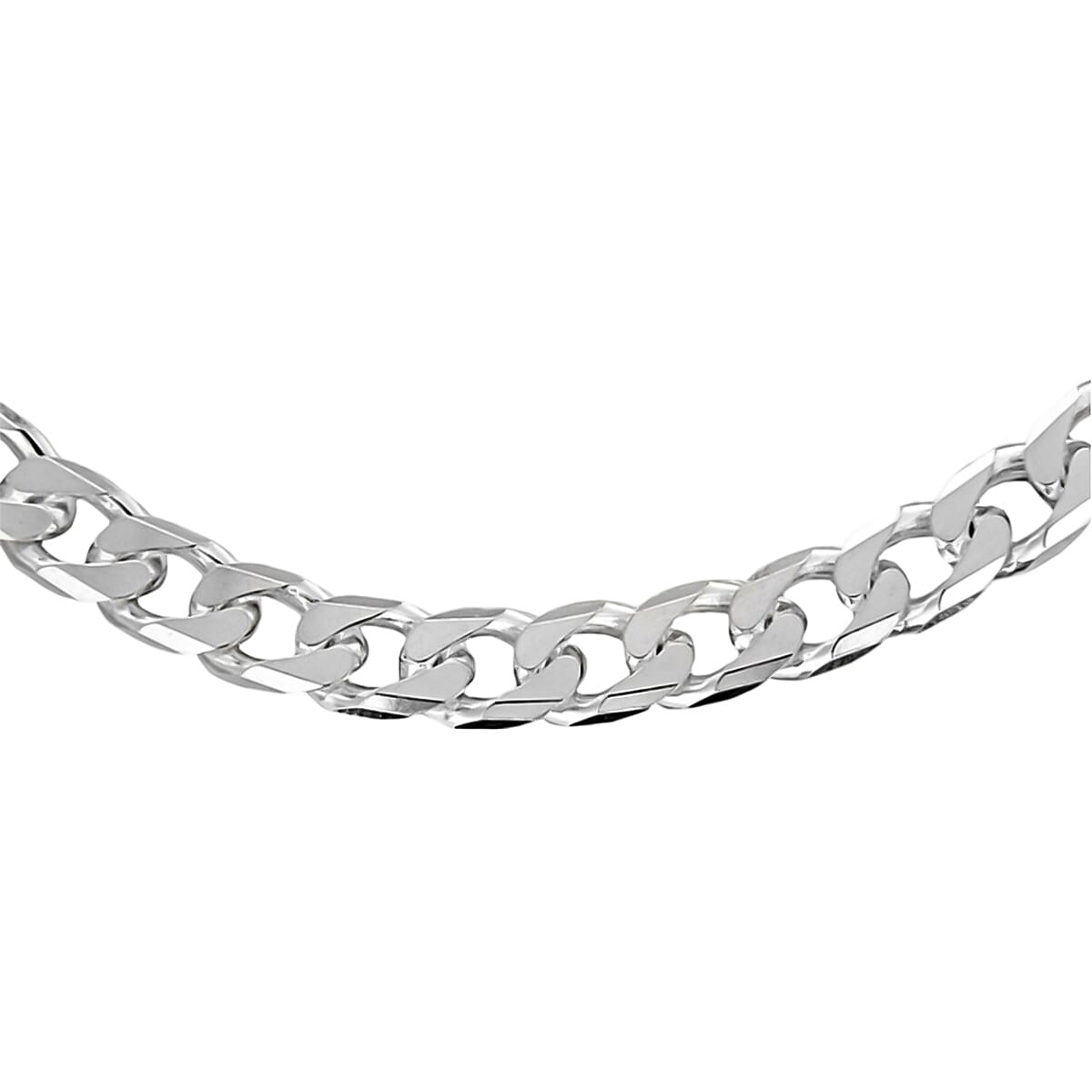 Sterling Silver Curb Necklace (Size - 20),  Silver Wt. 33 Gms 7723001 0