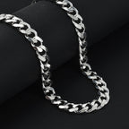 Hatton Garden Close Out - Sterling Silver Curb Necklace (Size - 20), Silver Wt. 95 Gms