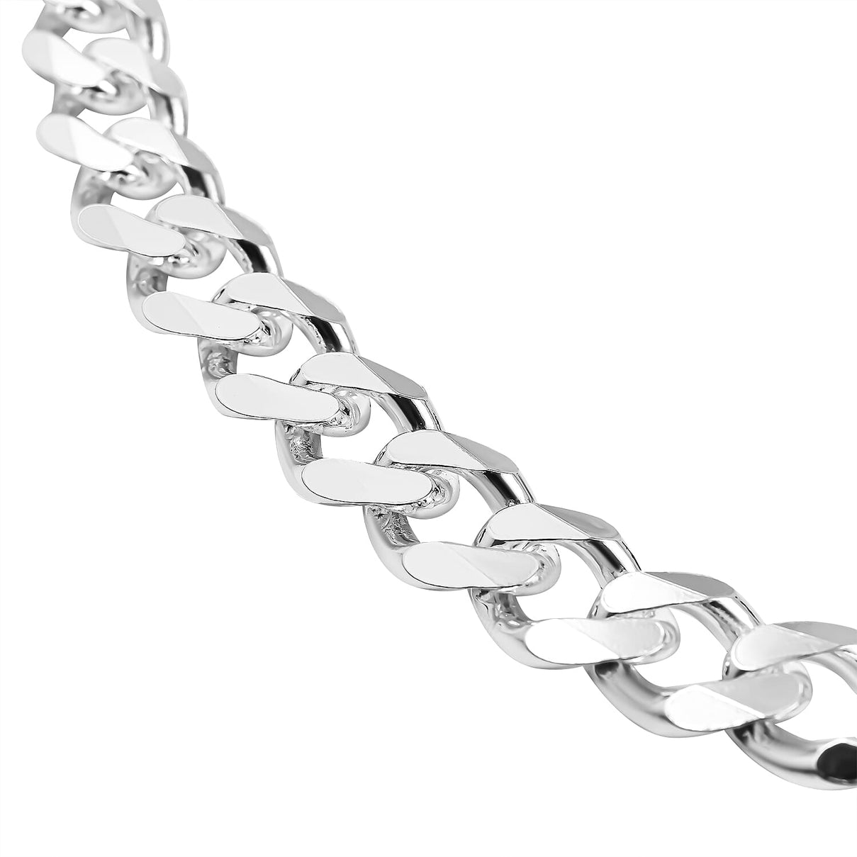 Hatton Garden Close Out - Sterling Silver Curb Necklace (Size - 20), Silver Wt. 95 Gms 7629091 2