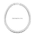 Hatton Garden Close Out - Sterling Silver Curb Necklace (Size - 20), Silver Wt. 95 Gms