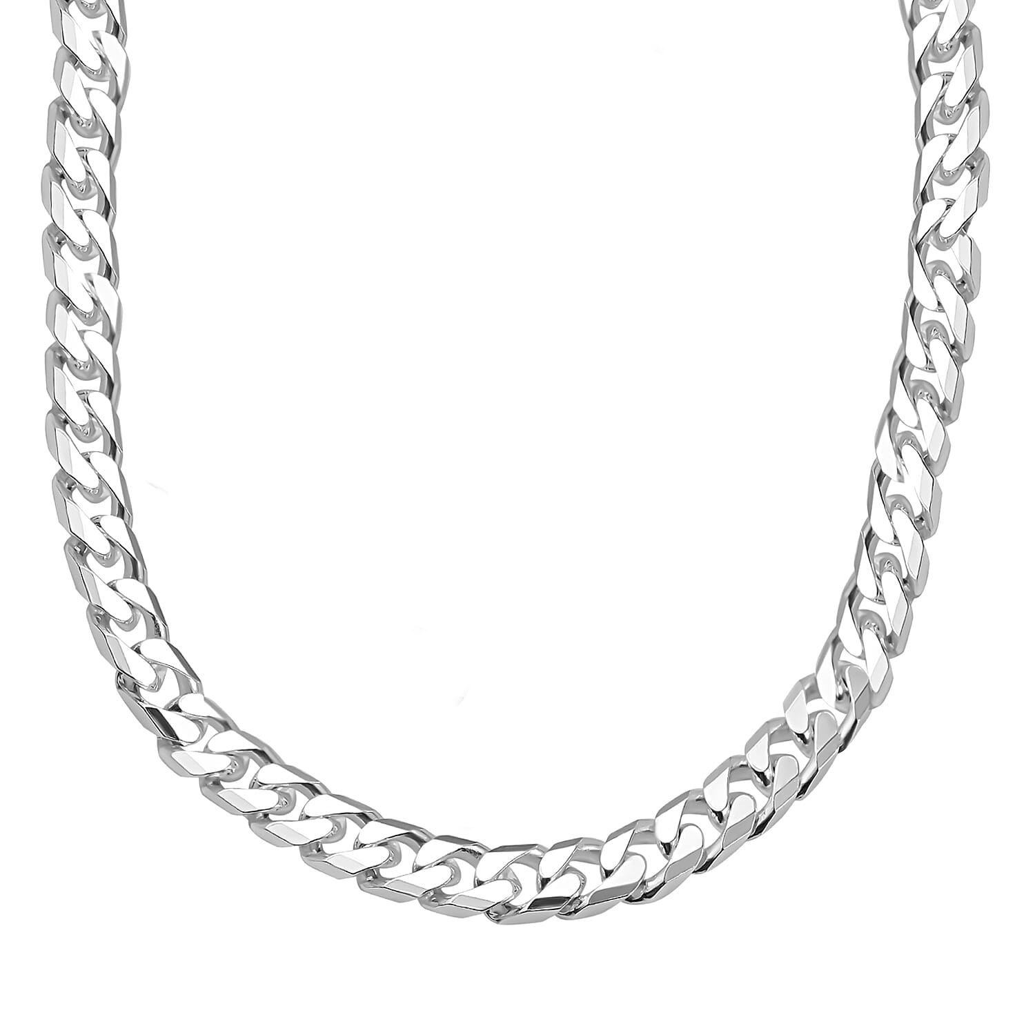 Sterling Silver Curb Necklace (Size - 22),  Silver Wt. 36.3 Gms 7723002 0