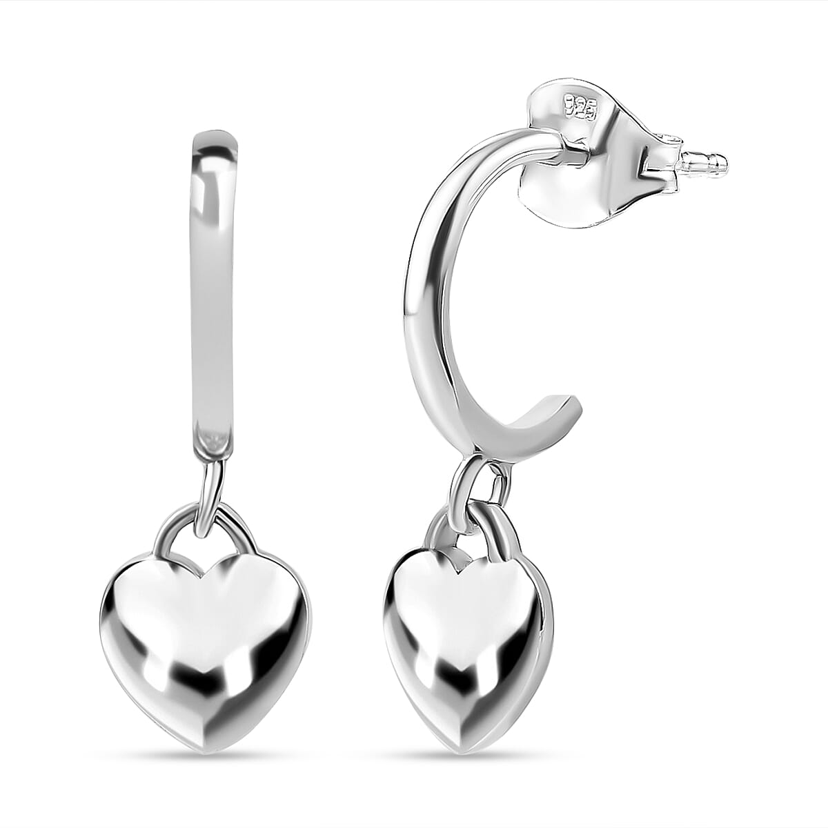 Sterling Silver Dangling Earring with Push Back V32702237 0