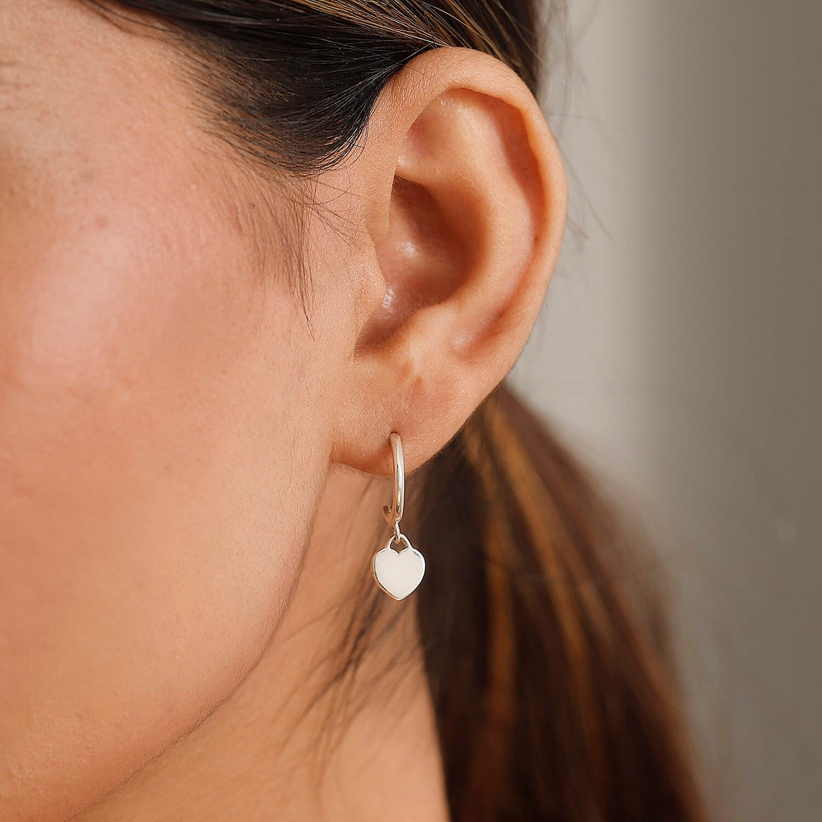 Sterling Silver Dangling Earring with Push Back V32702237 3