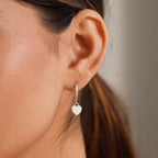 Sterling Silver Dangling Earring with Push Back