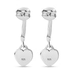 Sterling Silver Dangling Earring with Push Back