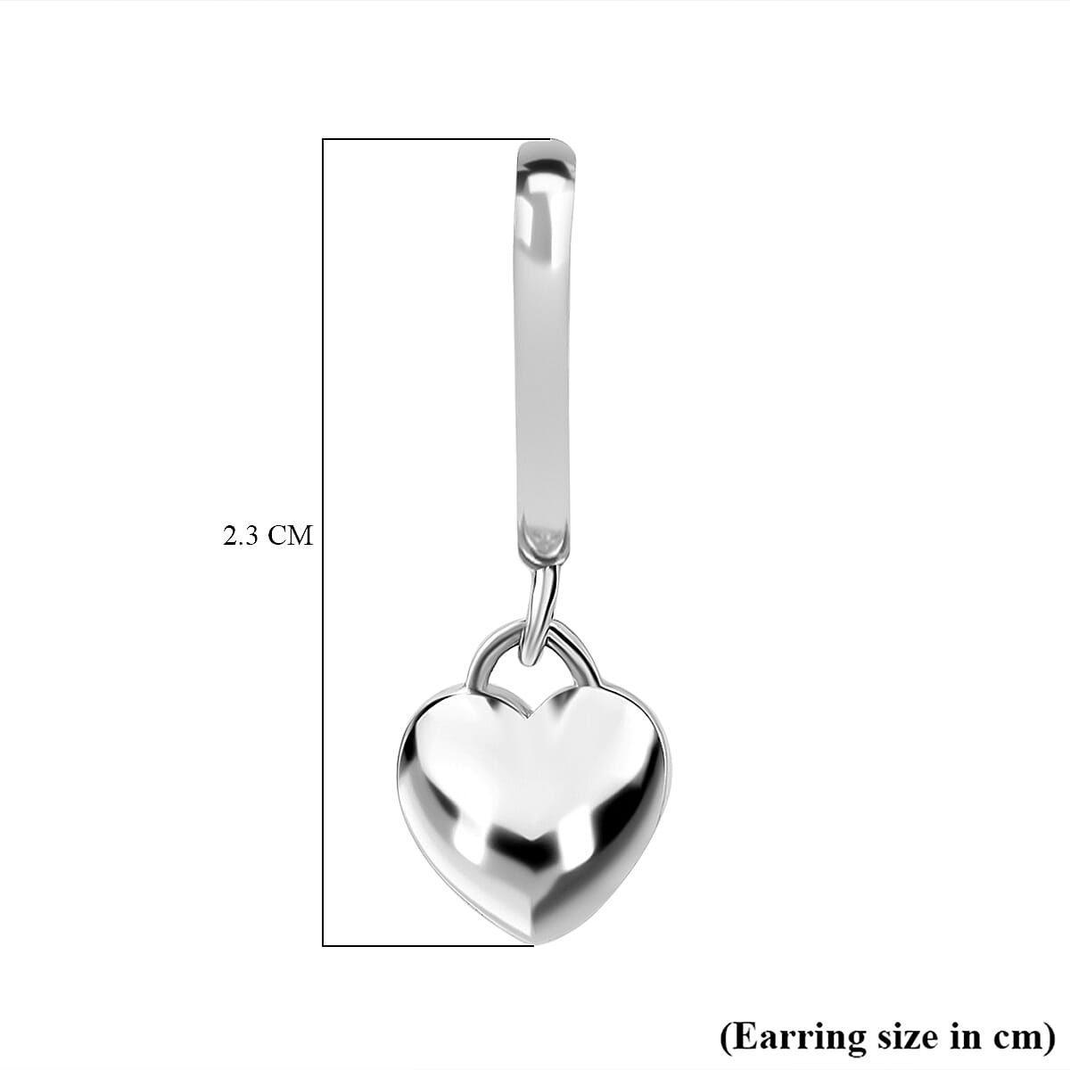 Sterling Silver Dangling Earring with Push Back V32702237 6