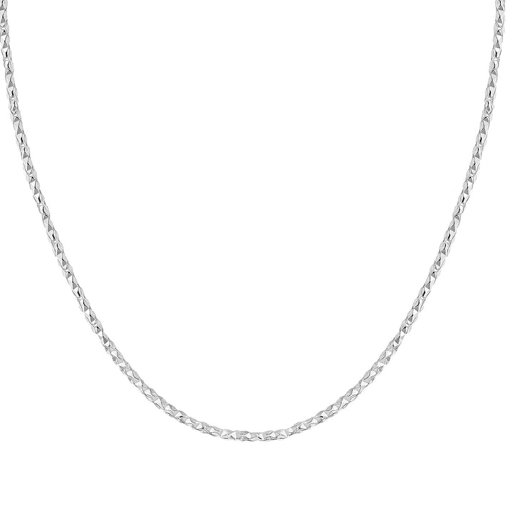 Sterling Silver Diamond Cut Box Chain 16 Inch 7317736 2
