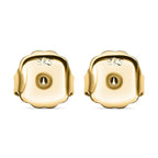 Sterling Silver Oversized Earring Backs in Gold Overlay