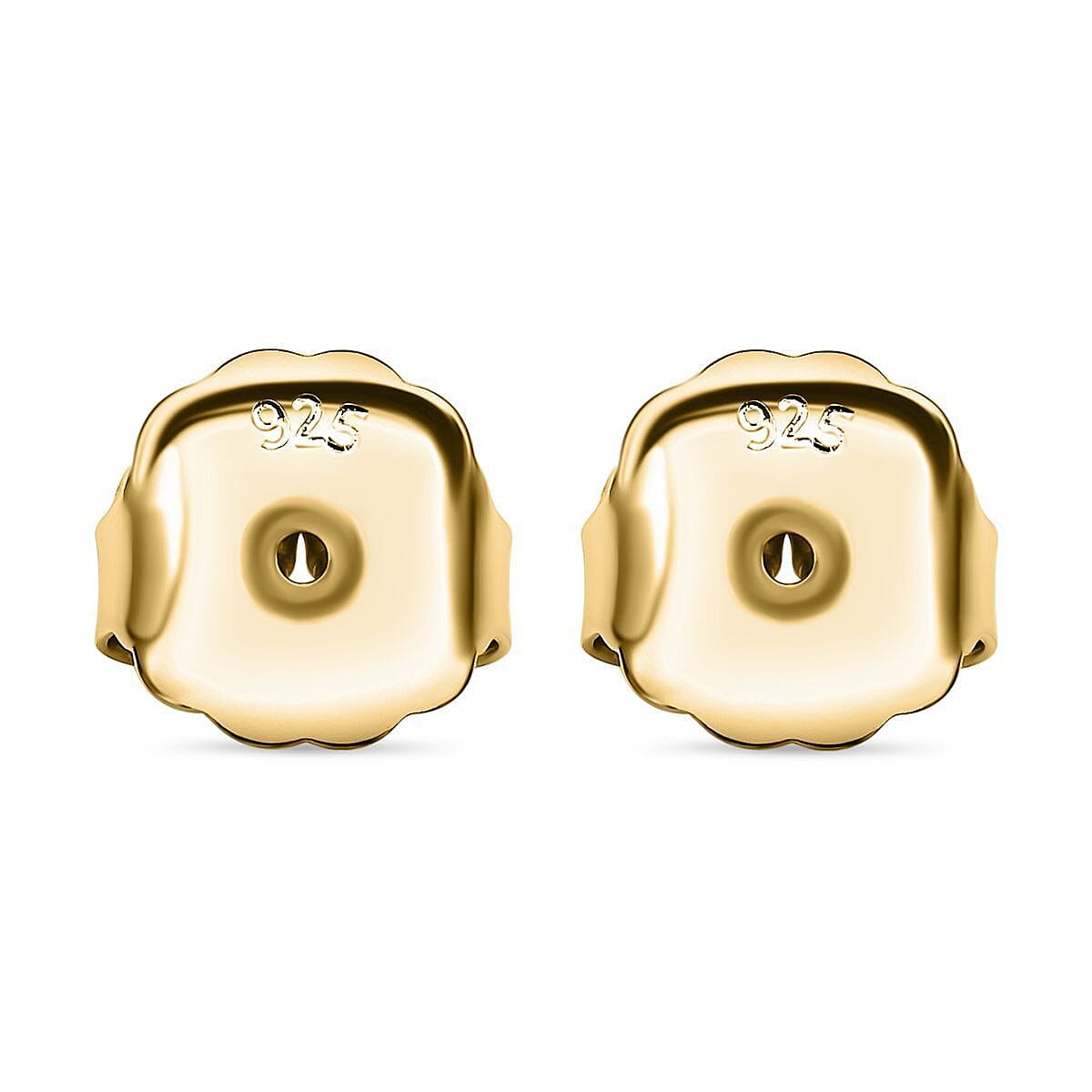 Sterling Silver Oversized Earring Backs in Gold Overlay 8894897 0