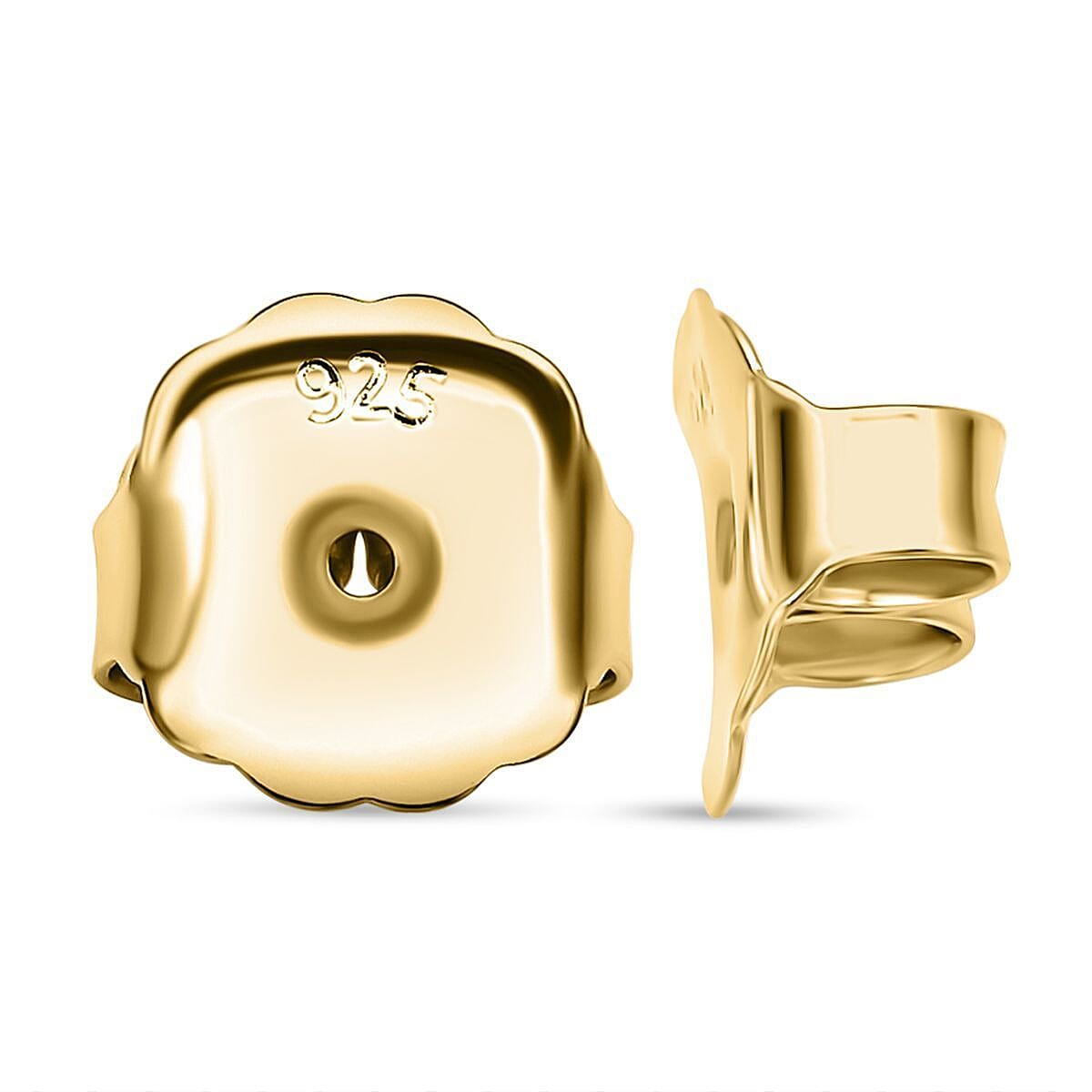 Sterling Silver Oversized Earring Backs in Gold Overlay 8894897 2