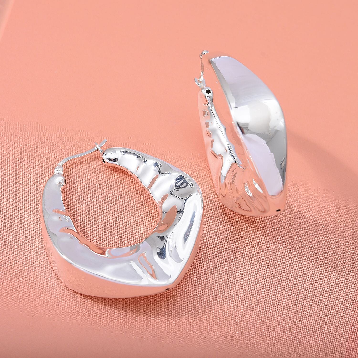 Designer Inspired- Sterling Silver Earring With Clasp 7801294 1