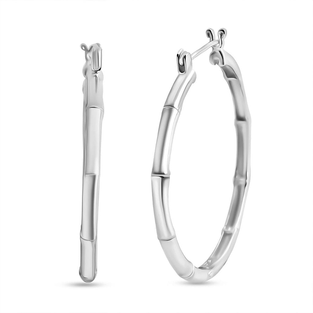 Royal Bali Collection - Sterling Silver Earring with Clasp, Silver Wt. 7.34 Gms.