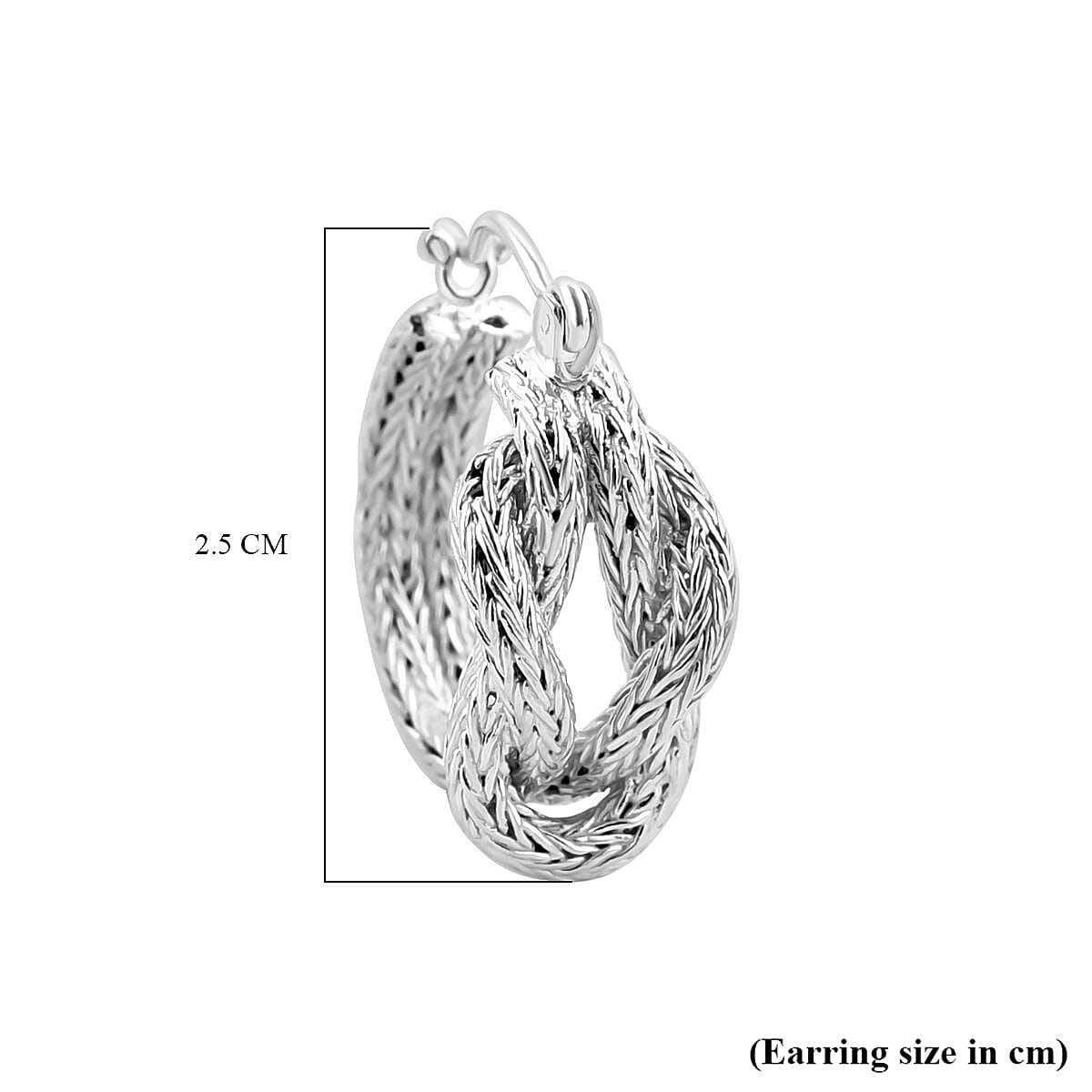 Royal Bali Collection - Sterling Silver Braided Earrings 7795426 5