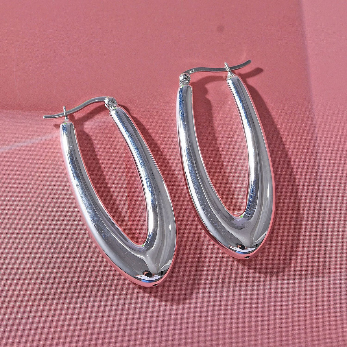Thai Silver Hoop Earrings in Sterling Silver 7801266 1