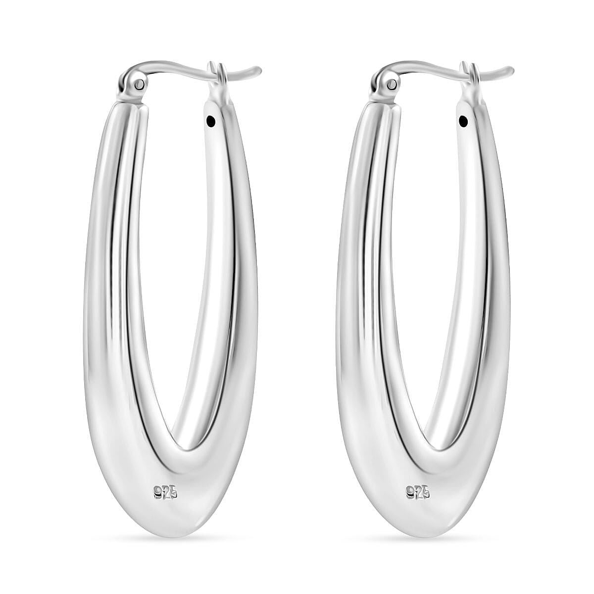 Thai Silver Hoop Earrings in Sterling Silver 7801266 3