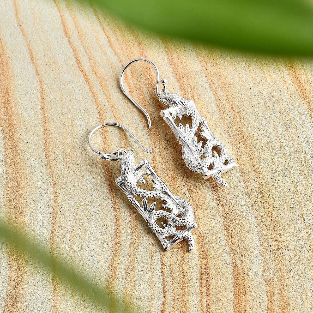 Royal Bali Collection Sterling Silver Dragon Earring 8157735 1