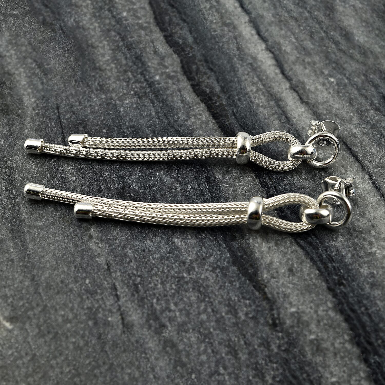 JCK Vegas Closeout - Sterling Silver Tassel Earrings 7740293 1