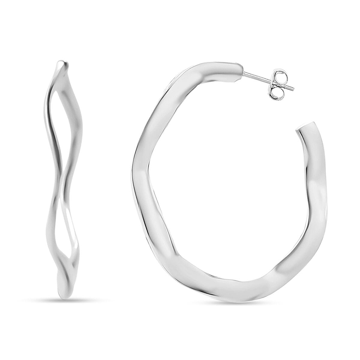 Sterling Silver Earring with Push Back, Silver Wt.7.50 Gms. 8194297 0