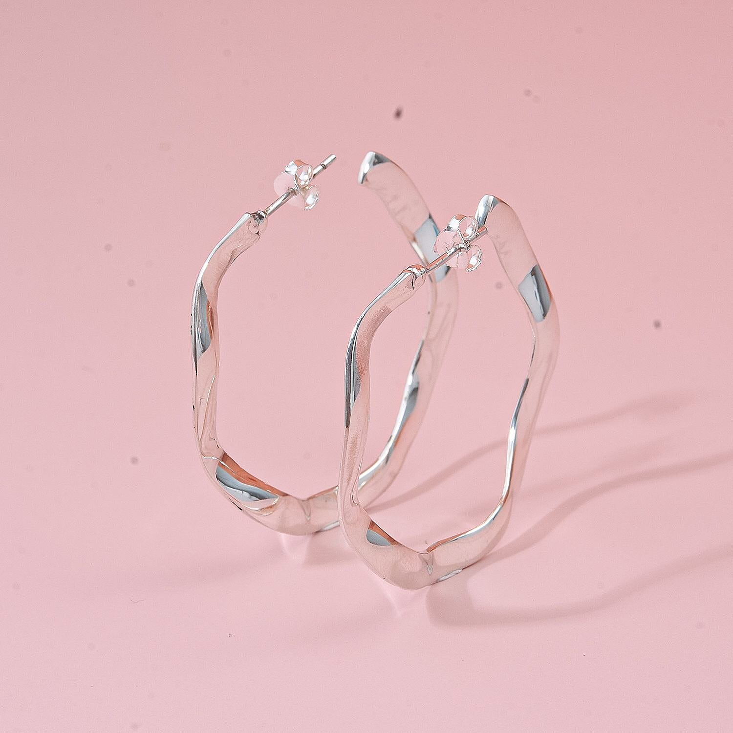 Sterling Silver Earring with Push Back, Silver Wt.7.50 Gms. 8194297 1
