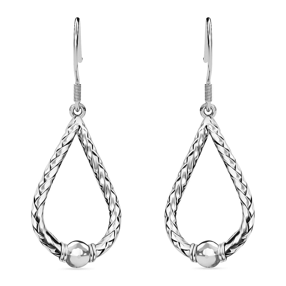 Sterling Silver Hook Earring, Silver Wt. 8.08 Gms. 7750609 0