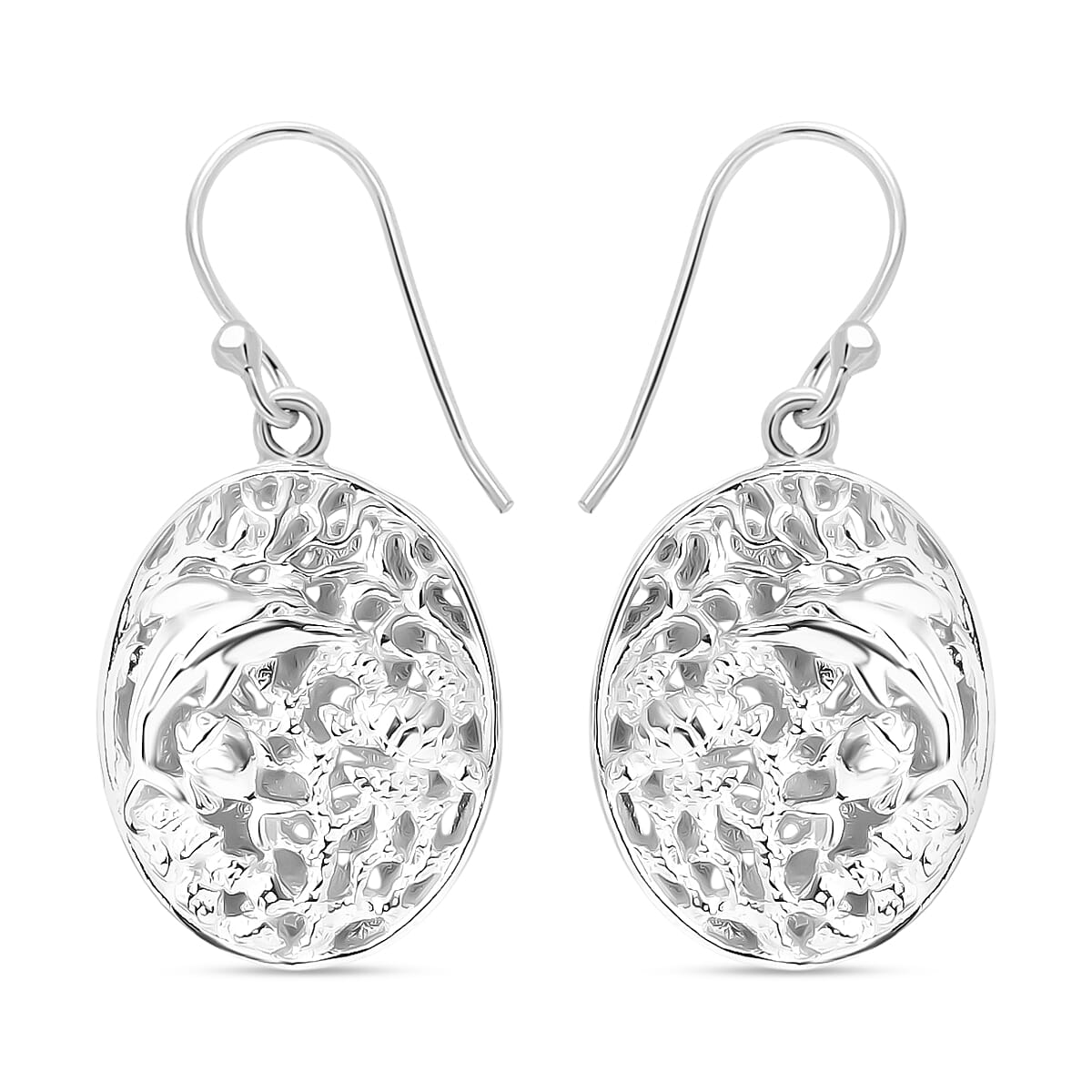 D'joy Royal Bali Collection Sterling Silver Sealife Earring with Hook 8237048 0