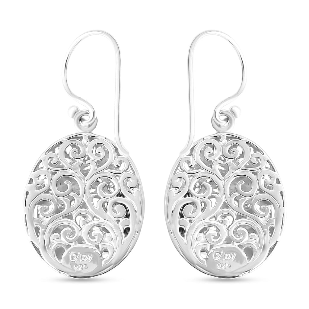 Royal Bali Collection Sterling Silver Earring with Hook, Silver Wt. 6.30 Gms.