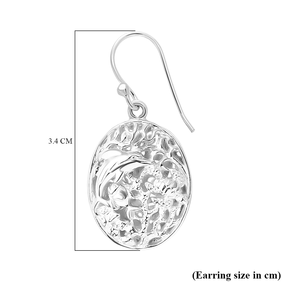 D'joy Royal Bali Collection Sterling Silver Sealife Earring with Hook 8237048 4
