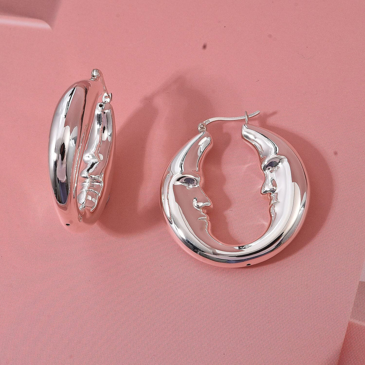 Thai Sterling Silver Hoop Earring with Clasp 11.70 Gms. 8248553 1