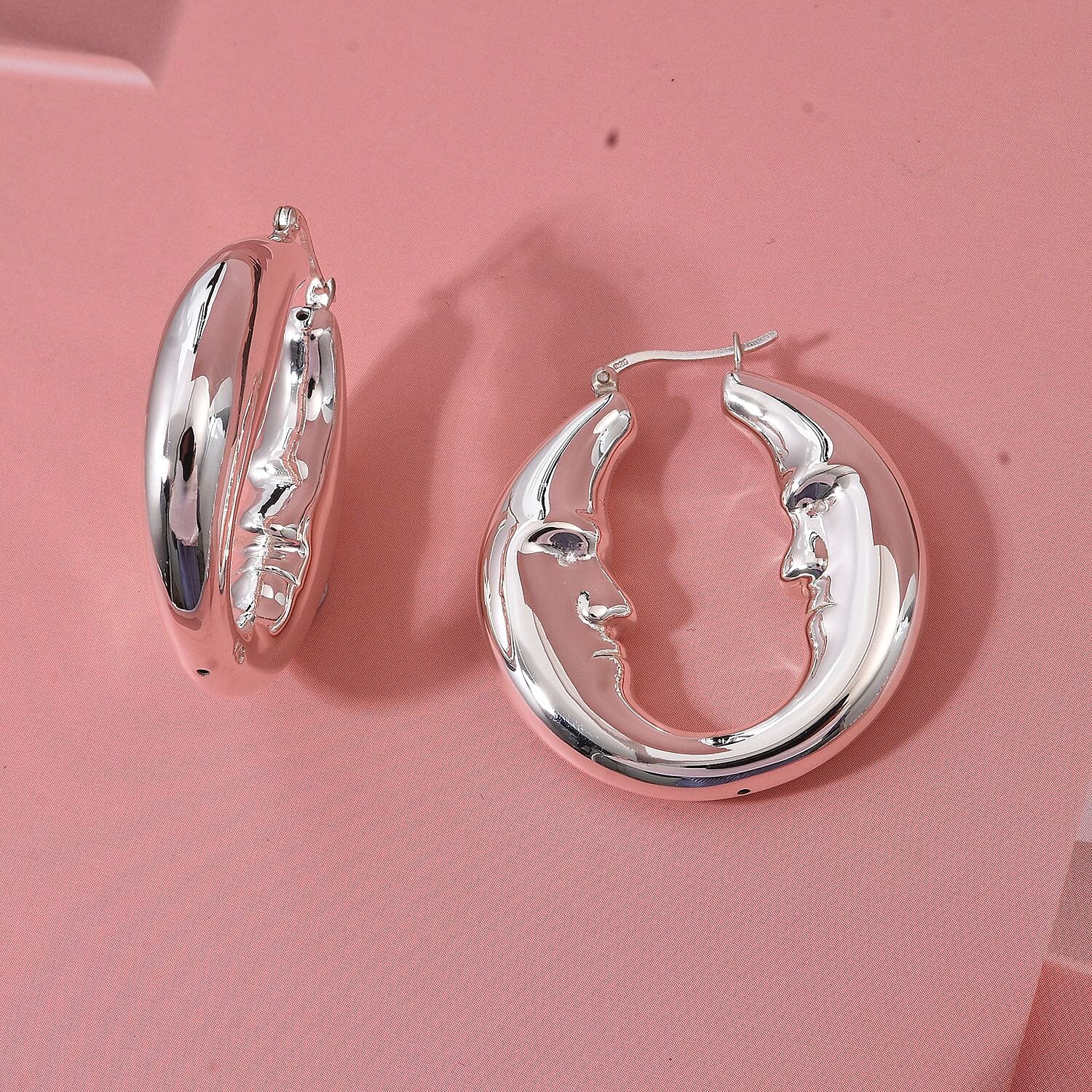 Thai Sterling Silver Hoop Earring with Clasp 11.70 Gms. 8248553 1