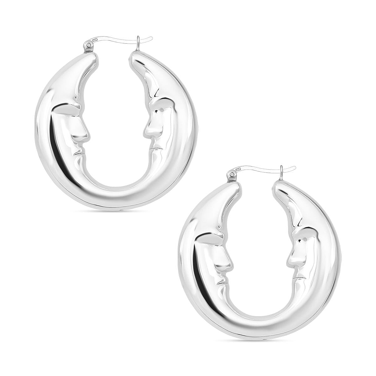 Thai Sterling Silver Hoop Earring with Clasp 11.70 Gms. 8248553 3