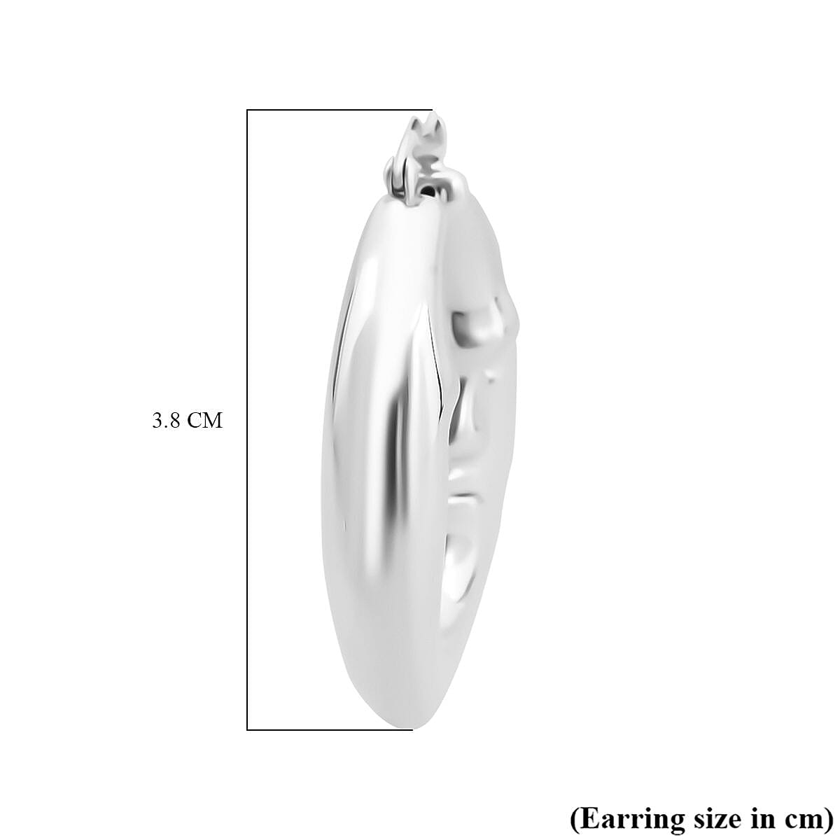 Thai Sterling Silver Hoop Earring with Clasp 11.70 Gms. 8248553 4