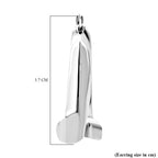 Thai Sterling Silver Hoop Earring with Clasp