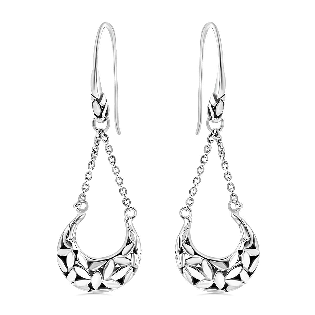 Sterling Silver Earring with Hook, Silver Wt. 5.13 Gms. 7750078 0