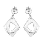 Thai Sterling Silver Dangle Earring with Push Back