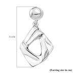 Thai Sterling Silver Dangle Earring with Push Back