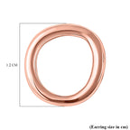 RACHEL GALLEY Allegro Collection - Rose Gold Vermeil Plated Sterling Silver Circle Earrings