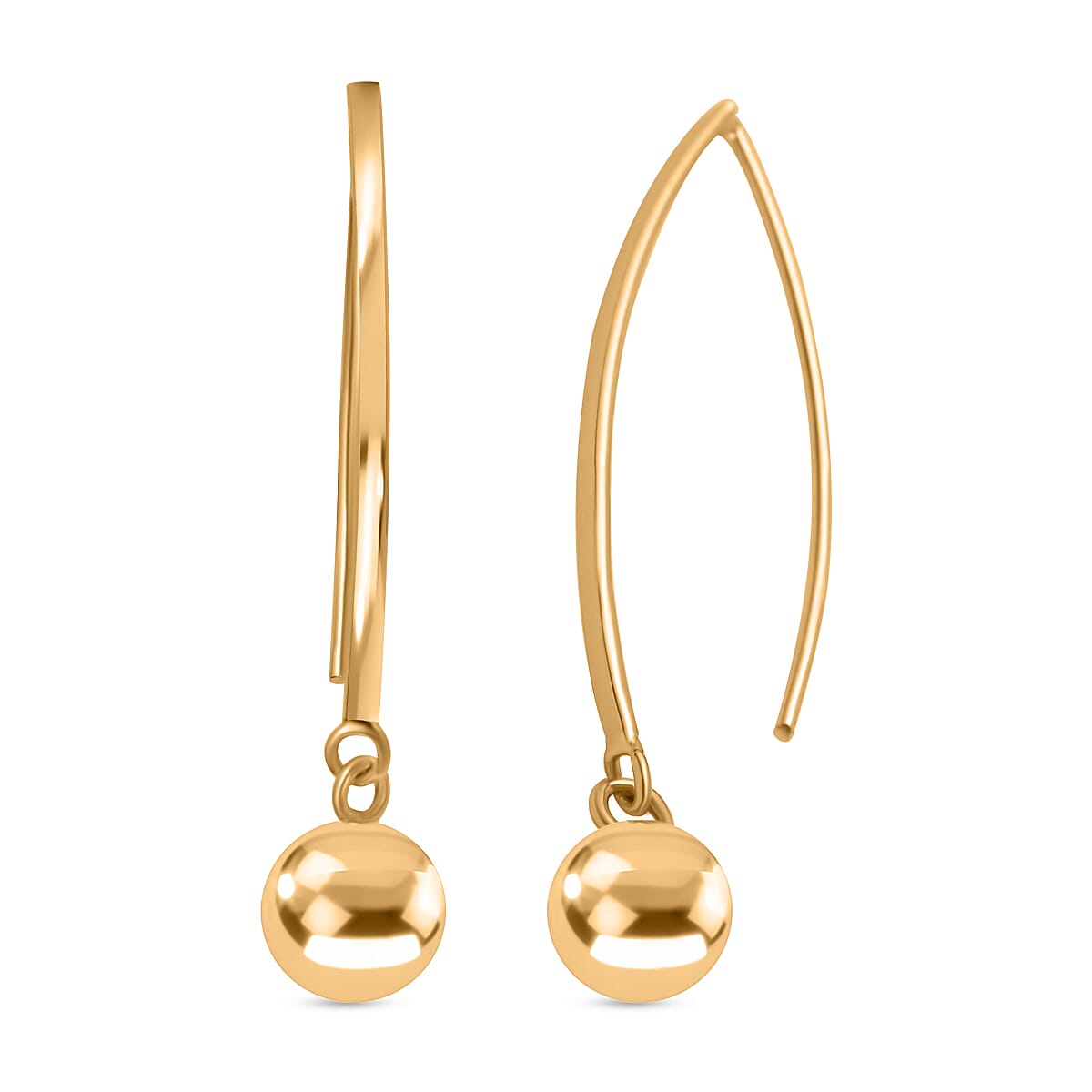 Sterling Silver Ball Drop Earrings 7274110 0